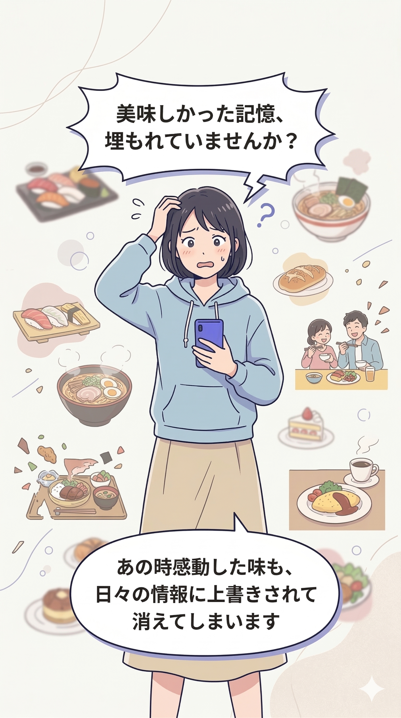 美味しかった記憶、埋もれていませんか？